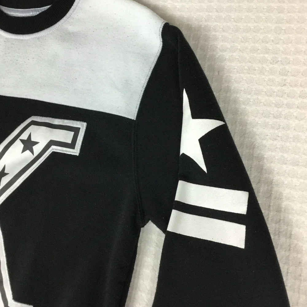 Southpole Mens Large‎ Black White MCMXCI Graphic Crewneck Sweatshirt Streetwear